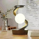 Rotating Moon Desk Night Light Wireless Phone Charging LED Night Light Decorative Desktop Night Lamp Motion Sensor Night Light - EX-STOCK CANADA