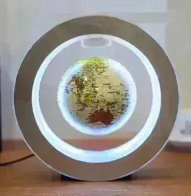 Round LED light World Map Floating Globe Magnetic Levitation Light Anti Gravity Magic Home Decor Decorative Night LED Light - EX-STOCK CANADA