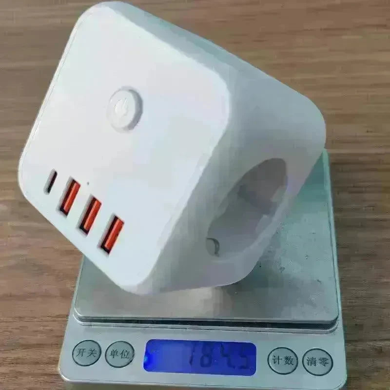 Rubik's Cube Converter European Standard Extension Cable Power Strip Multi-function Power Surge protector Plug Socket - EX-STOCK CANADA