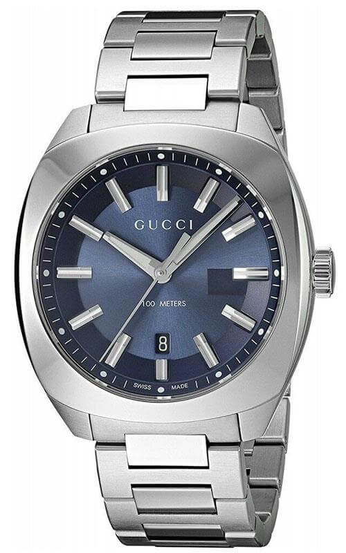 GUCCI GG2570 Large Stainless Steel Blue Dial Watch YA142303 - EX-STOCK Canada