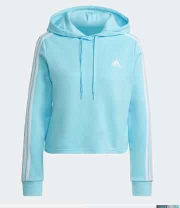 Adidas Essentials 3-Stripes - Womens Cropped Hoodie - EX-STOCK Canada