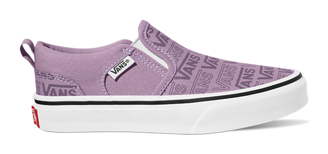 Vans Asher - Zapatilla Infantil Sin Cordones - EX-STOCK Canada
