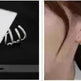 S925 Silver Needle Four-prong Zircon Inlaid Earrings - EX-STOCK CANADA
