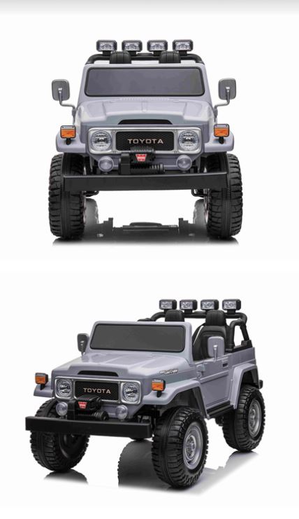 2026 24V Toyota FJ-40 4X4 2 Seater Kids Ride On Car with Remote Control DELUXE 