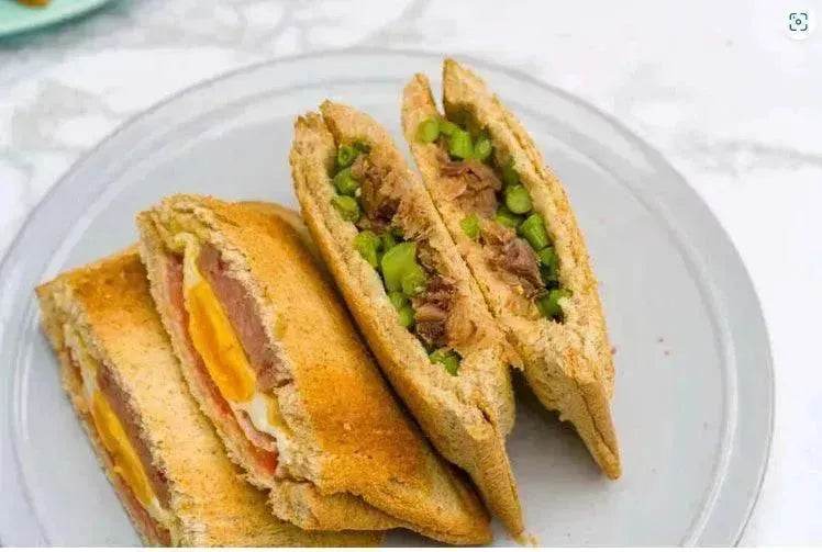 Sandwich BBQ Grill Sandwich Oven Food Bread Stainless Steel Barbecue Net BBQ Grill Breakfast Baking Tool - EX-STOCK Canada