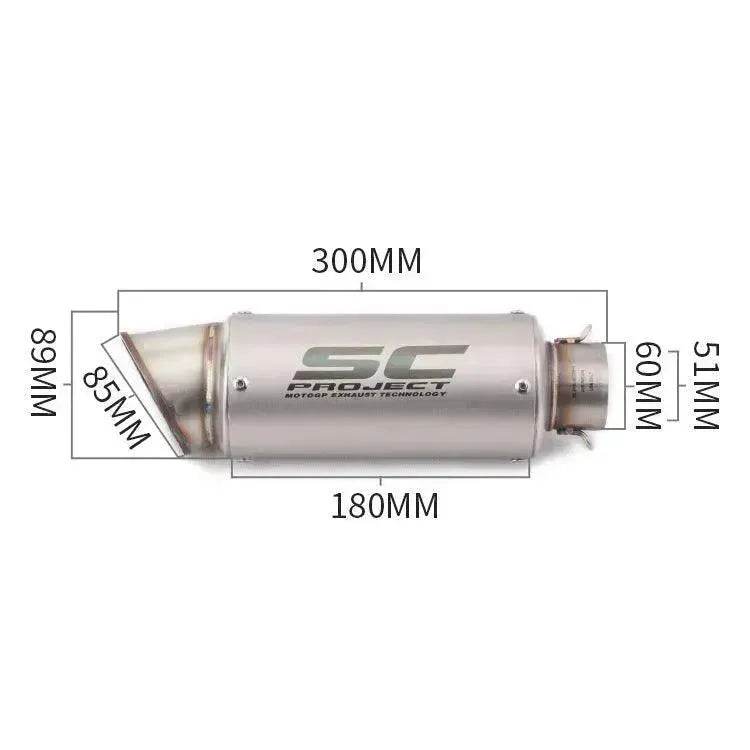 SC PROJECT Motorcycle Vehicle Modified Exhaust Pipe - EX-STOCK Canada