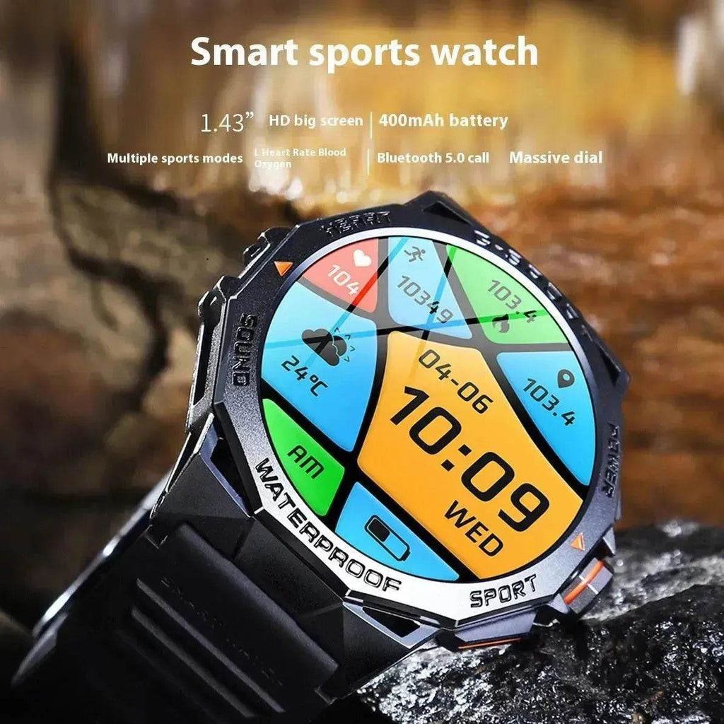 Screen Bluetooth Calling Weather Heart Rate Blood Oxygen Monitoring