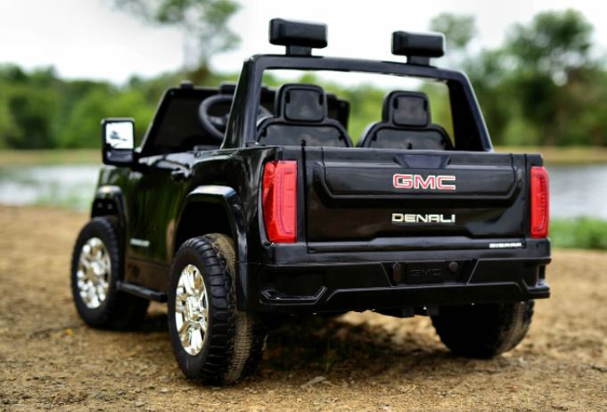 2026 UPGRADED GMC Sierra 24V 2 Seater Kids Ride On Car With Remote Control 