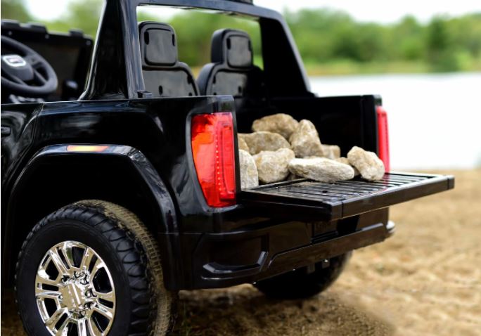 2026 UPGRADED GMC Sierra 24V 2 Seater Kids Ride On Car With Remote Control 