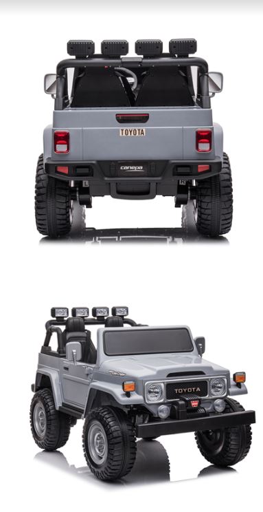 2026 24V Toyota FJ-40 4X4 2 Seater Kids Ride On Car with Remote Control DELUXE 