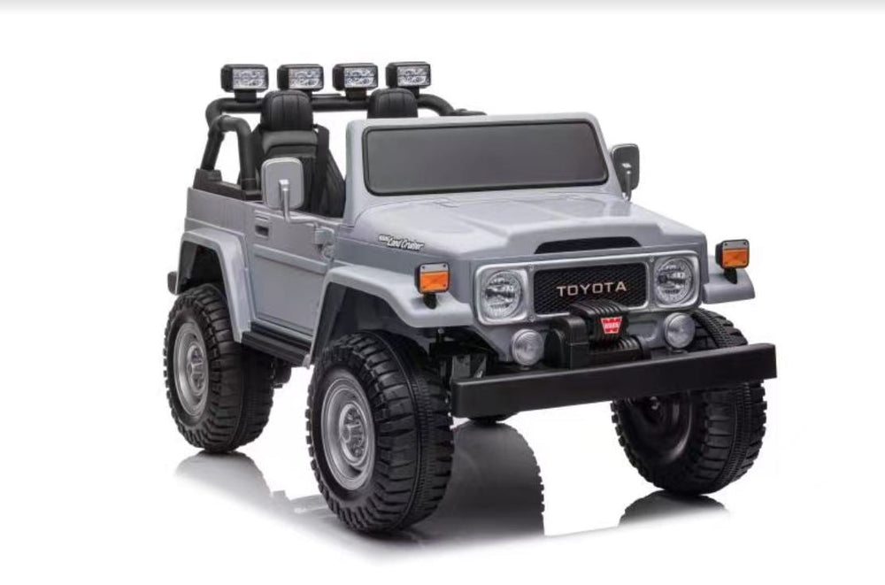 2026 24V Toyota FJ-40 4X4 2 Seater Kids Ride On Car with Remote Control DELUXE 