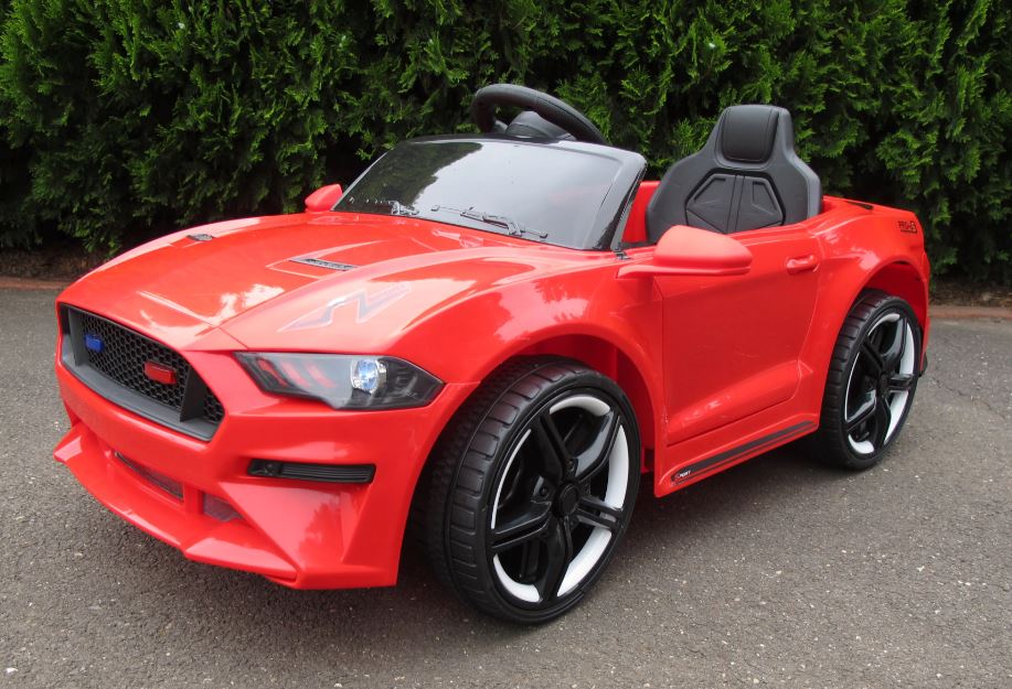 2026 Ford Mustang Style 12V DELUXE Kids Ride On Car With Remote Control 