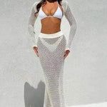 Seaside Vacation Sun Protection Beach Dress Suit - EX-STOCK Canada