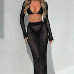 Seaside Vacation Sun Protection Beach Dress Suit - EX-STOCK Canada