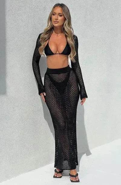 Seaside Vacation Sun Protection Beach Dress Suit - EX-STOCK Canada