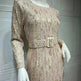 Sequin Tassels Slim-fit Dress Arab Dress - EX-STOCK CANADA