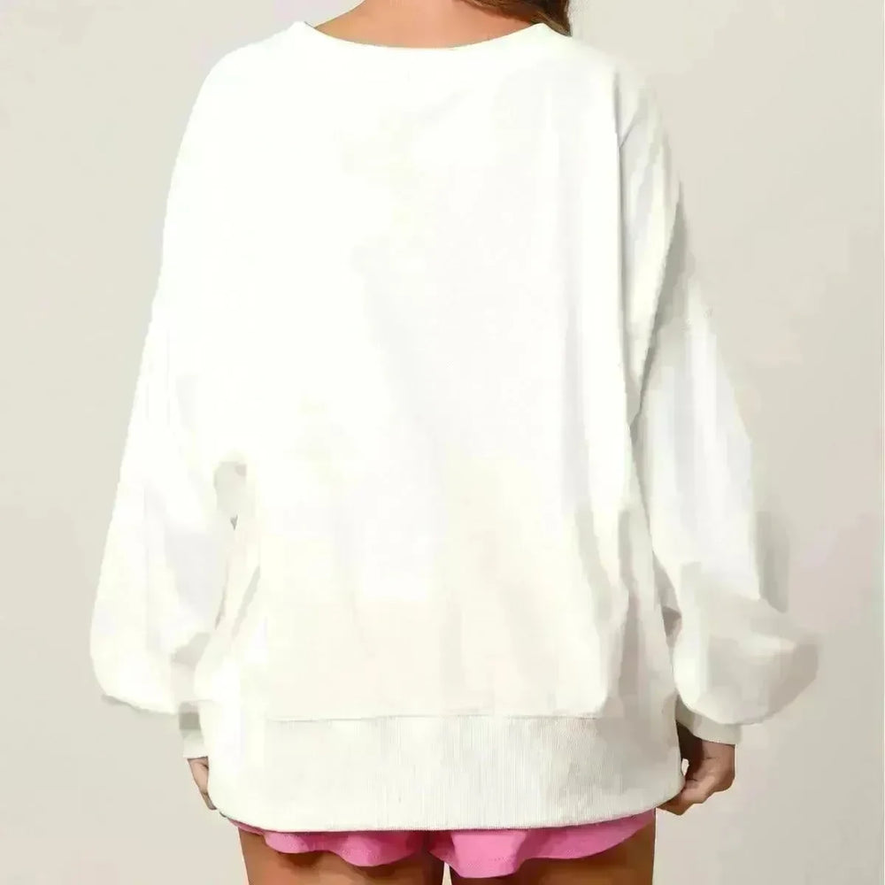 Sequined Boots Color Matching Top Long-sleeved Sweater For Women - EX-STOCK CANADA