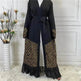 Sequined Embroidered Outerwear Robe Turkey Arab Dubai Middle East Women's Chiffon Cardigan Abaya Dress - EX-STOCK Canada