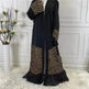 Sequined Embroidered Outerwear Robe Turkey Arab Dubai Middle East Women's Chiffon Cardigan Abaya Dress - EX-STOCK Canada