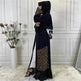 Sequined Embroidered Outerwear Robe Turkey Arab Dubai Middle East Women's Chiffon Cardigan Abaya Dress - EX-STOCK Canada