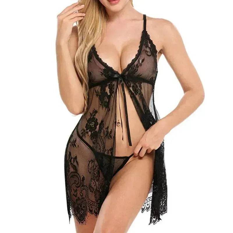 Charming Cardigan Eyelash Slings Lingerie - EX-STOCK Canada