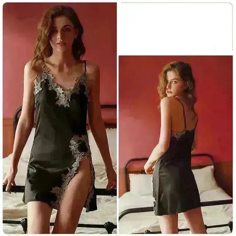 Sexy lingerie lace pajamas - EX-STOCK CANADA