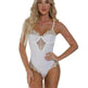 Sexy Lingerie Lace Sheer Lingerie Open Back Bodysuit Lingerie - EX-STOCK CANADA