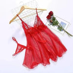Sexy Lingerie Sexy Lingerie Front Slit Nightdress - EX-STOCK CANADA
