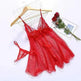 Sexy Lingerie Sexy Lingerie Front Slit Nightdress - EX-STOCK CANADA