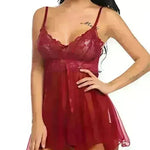 Sexy Lingerie Sexy Lingerie Front Slit Nightdress - EX-STOCK CANADA
