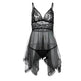 Sexy Lingerie Sexy Lingerie Front Slit Nightdress - EX-STOCK CANADA