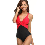 Sexy Solid color One Piece Swimsuit Women Swimwear Bodysuit Swimsuit Female Push Up Monokini High Waist Bathing Suits Beach Wear - EX-STOCK CANADA