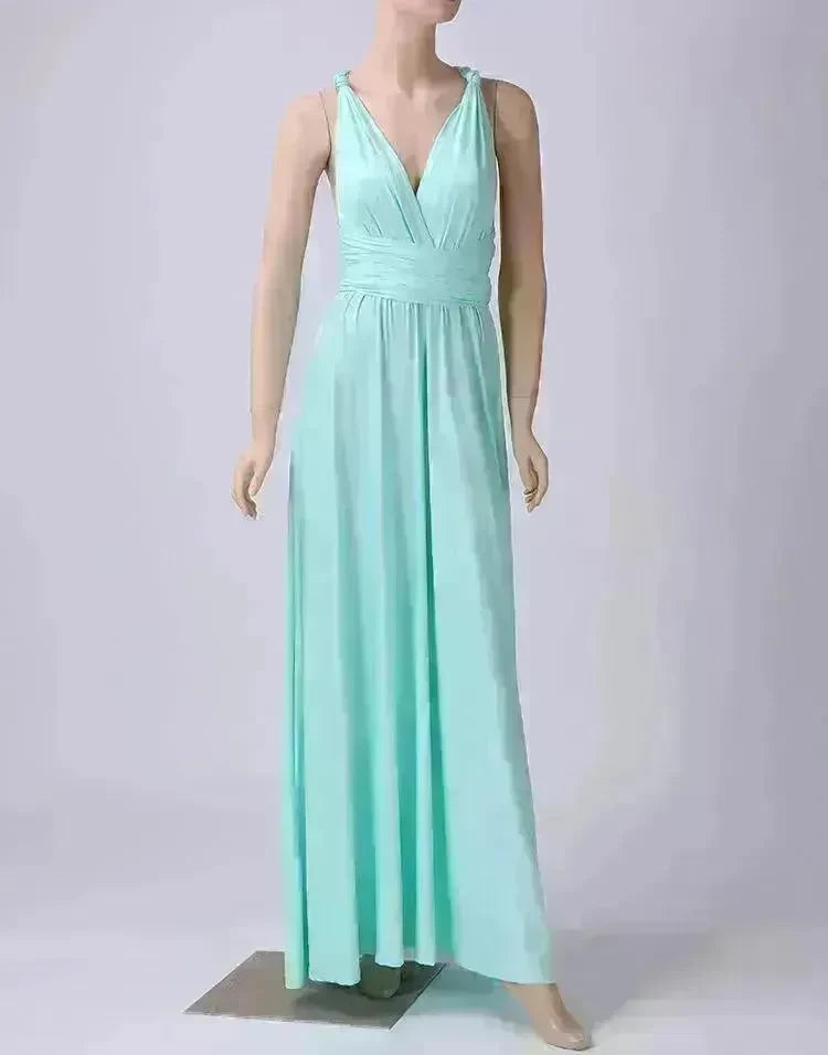 Sexy Stunning Multi-rope Bandage 14 Color Dress Long Dress Gown - EX-STOCK CANADA