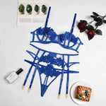 Charming Thong Flower Embroidery – Delicate Lace Women’s Lingerie - EX-STOCK Canada