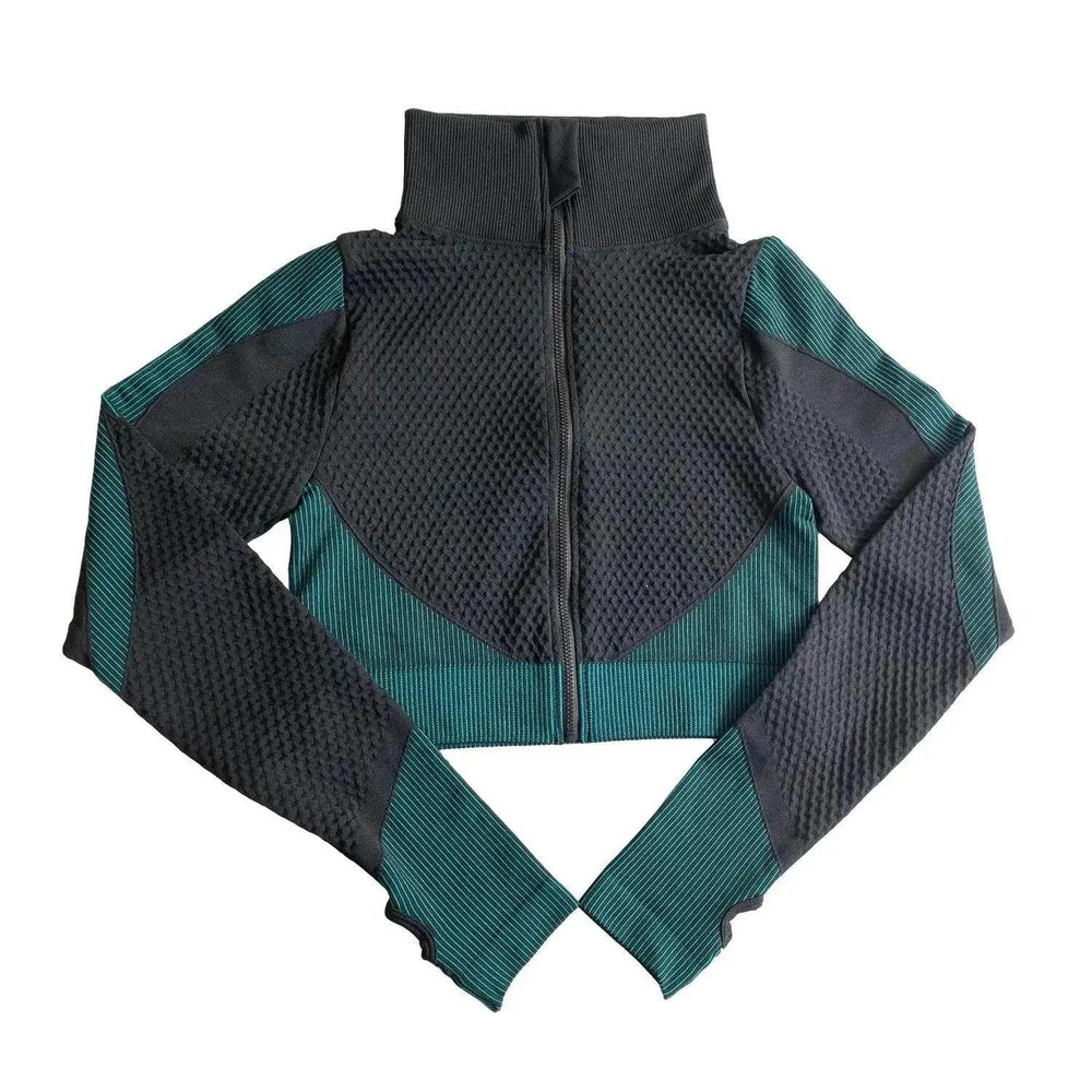 Shark Seamless Exercise Gym Wear Women's Long Sleeve Top - EX-STOCK Canada