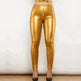 Shascullfites Melody Royal Gold Elastic High Waist Faux Leather Pants Women Sexy Zipper Bodycon Scrunch Bum Trousers - EX-STOCK CANADA