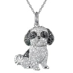 Shih Tzu Pendant Zinc Alloy Die Casting Puppy Necklace - EX-STOCK CANADA