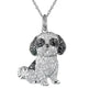 Shih Tzu Pendant Zinc Alloy Die Casting Puppy Necklace - EX-STOCK CANADA