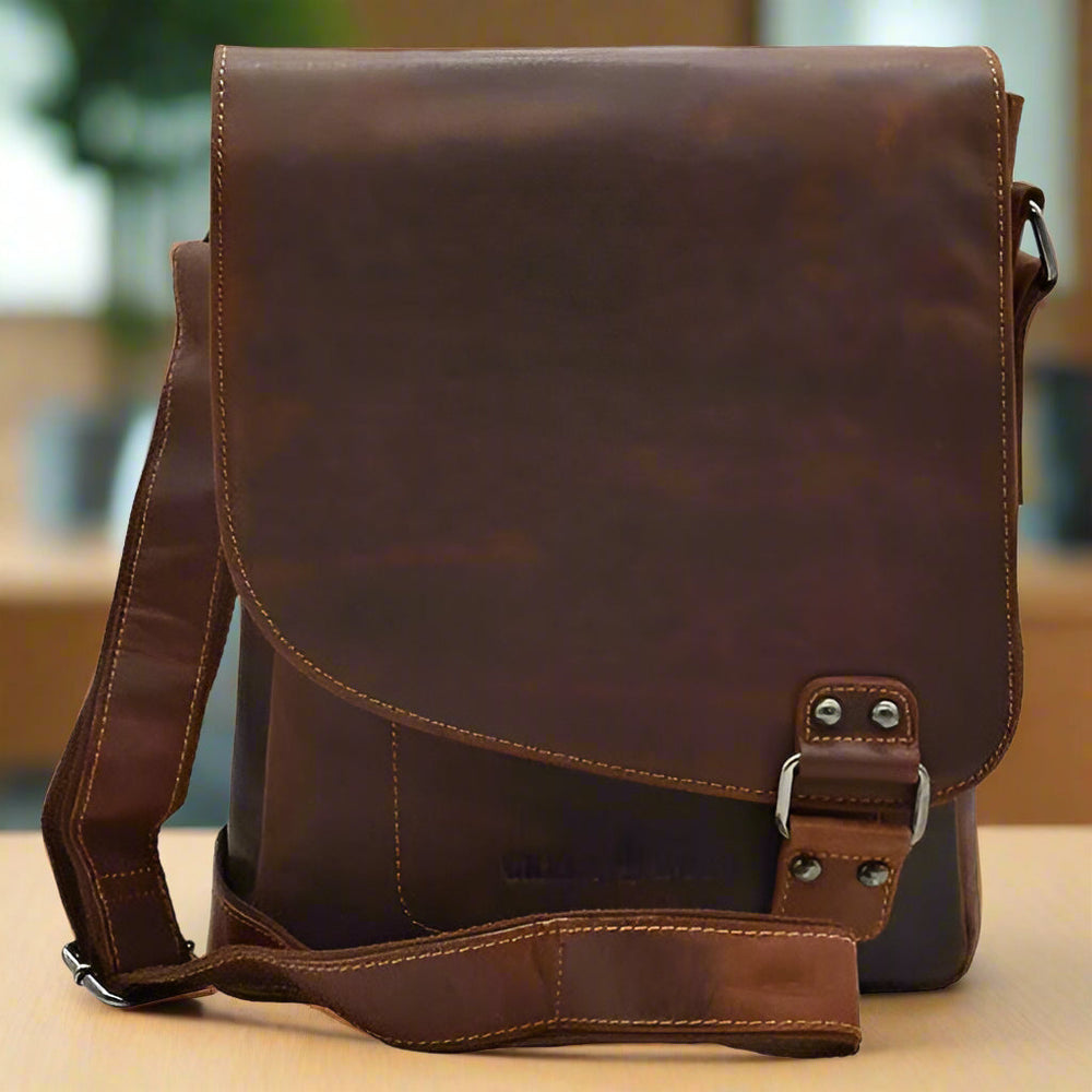 Bolso mensajero de cuero GreenwoodEX-STOCK Canada 