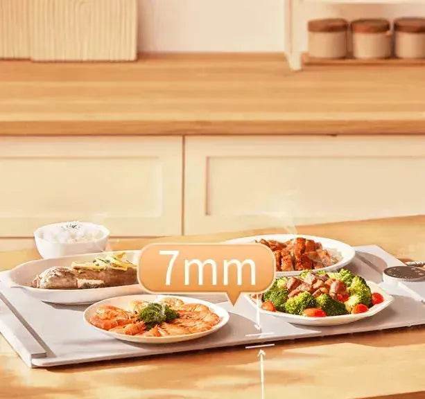 Silicone Flexible Foldable Warm Chopping Board Food Insulation Board Hot Food Treasure Storage Digital Display Insulation Chopping Board - EX-STOCK Canada