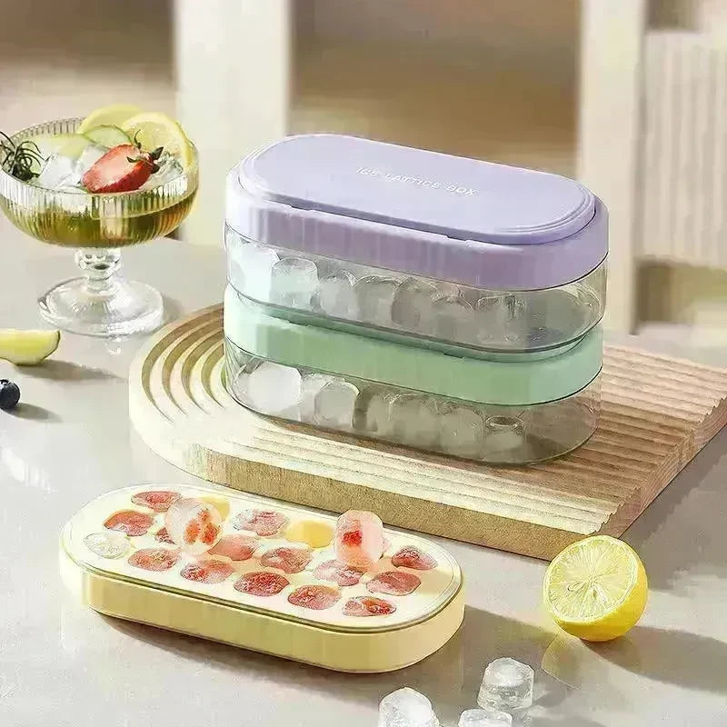 Silicone Food Grade Pressing Ice Cube Mold - EX-STOCK CANADA
