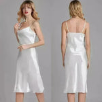 Silk Ice Silk Pajamas Ladies Thin Homewear - EX-STOCK CANADA