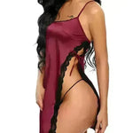 silk sexy lingerie nightdress - EX-STOCK CANADA