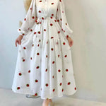 Simple Fashionable Long Sleeve Maxi Dress for Arab Dubai Turkey Middle Eastern Women - EX-STOCK Canada