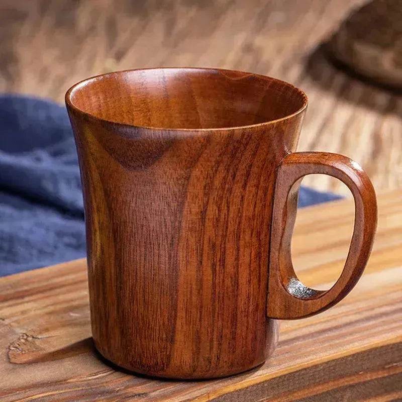 Simple Literary Retro Japanese Style Wooden Handcrafted Mug - EX-STOCK Canada