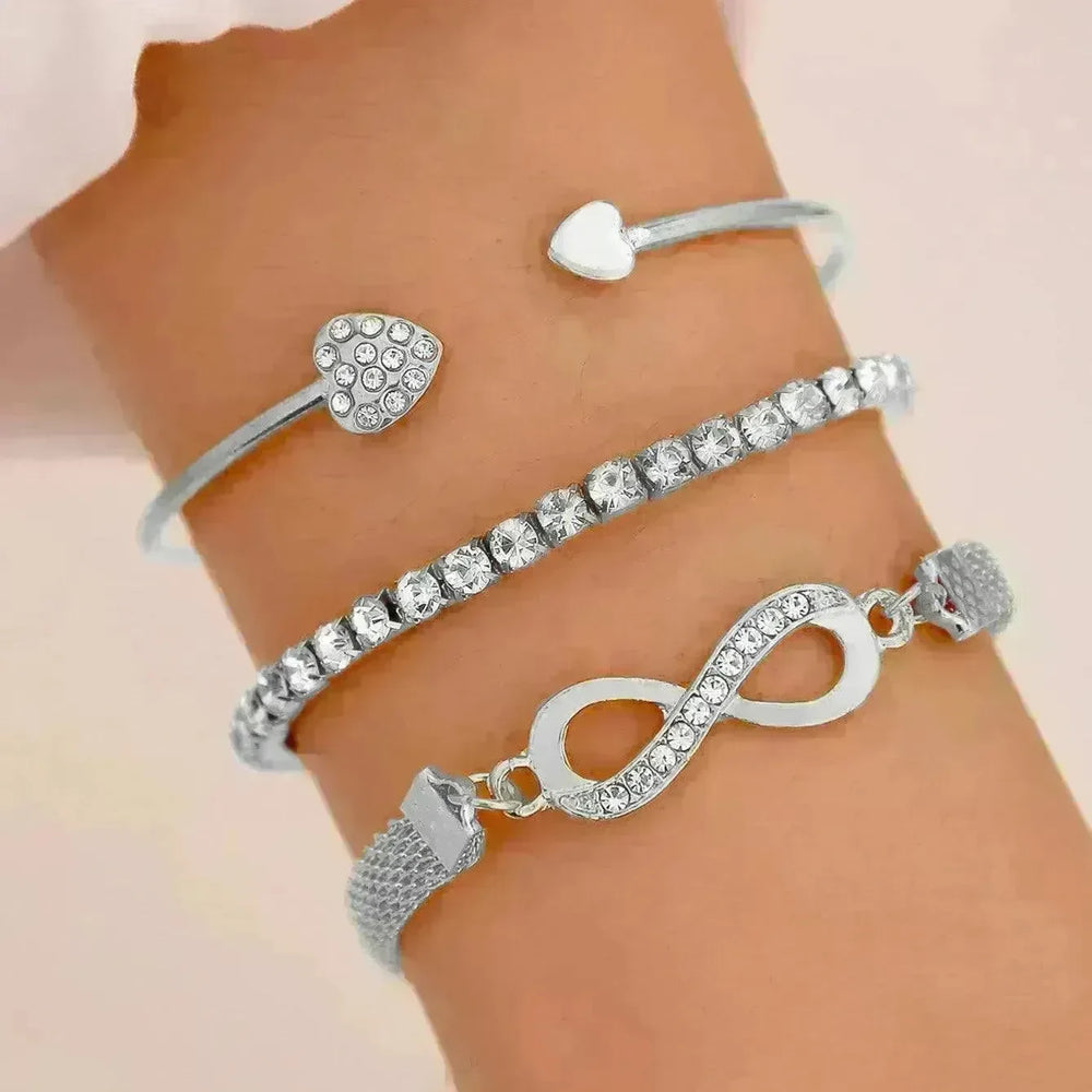 Simple Metal Multi-layer Bracelet Six-piece Set - EX-STOCK CANADA