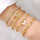 Simple Metal Multi-layer Bracelet Six-piece Set - EX-STOCK CANADA