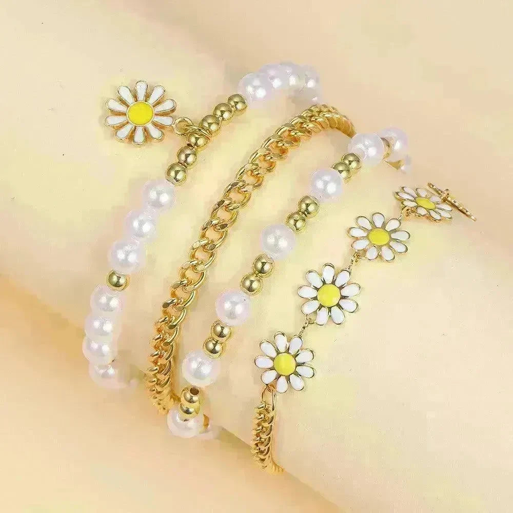 Simple Metal Multi-layer Bracelet Six-piece Set - EX-STOCK CANADA