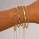 Simple Metal Multi-layer Bracelet Six-piece Set - EX-STOCK CANADA