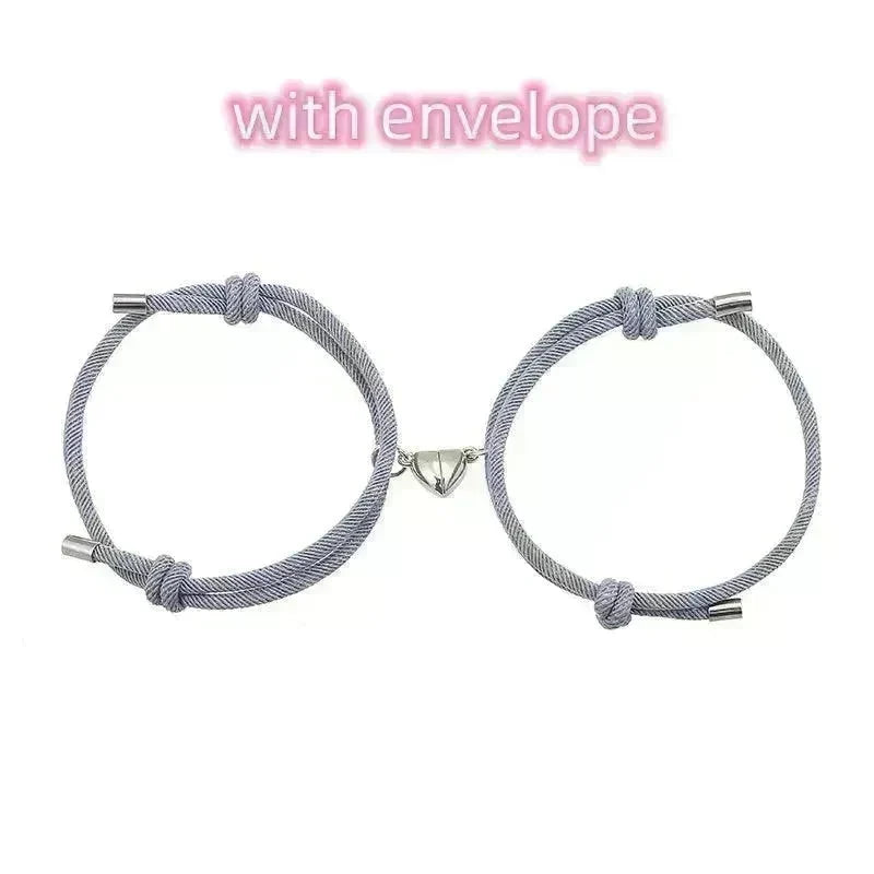 Simple Nylon Love Magnetic Bracelet - EX-STOCK CANADA